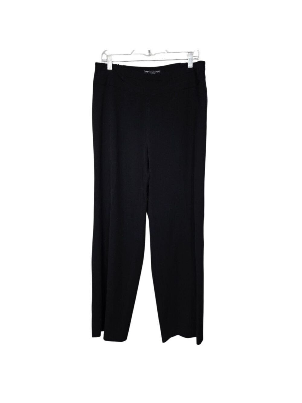 Larry Lavine Woman Stretch Black Side Zip Pants 14W